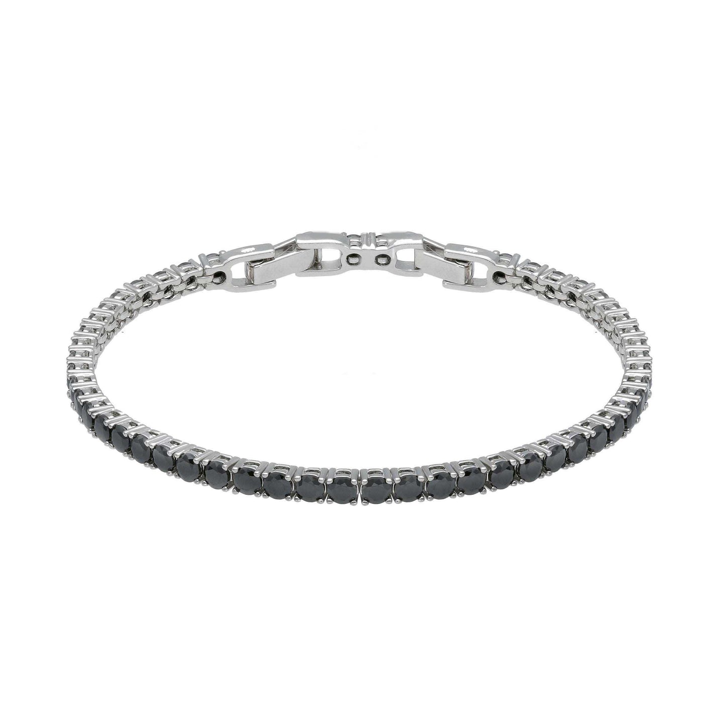 Bracciale Bracciale tennis in argento con zirconi neri - articolo con varianti - Gioielli Pavan