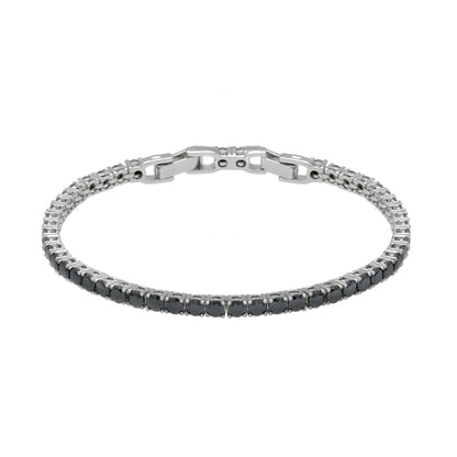 Bracciale Bracciale tennis in argento con zirconi neri - articolo con varianti - Gioielli Pavan