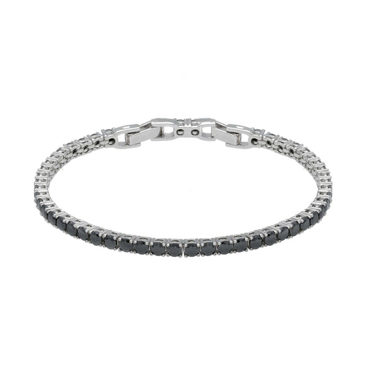 Bracciale Bracciale tennis in argento con zirconi neri - articolo con varianti - Gioielli Pavan