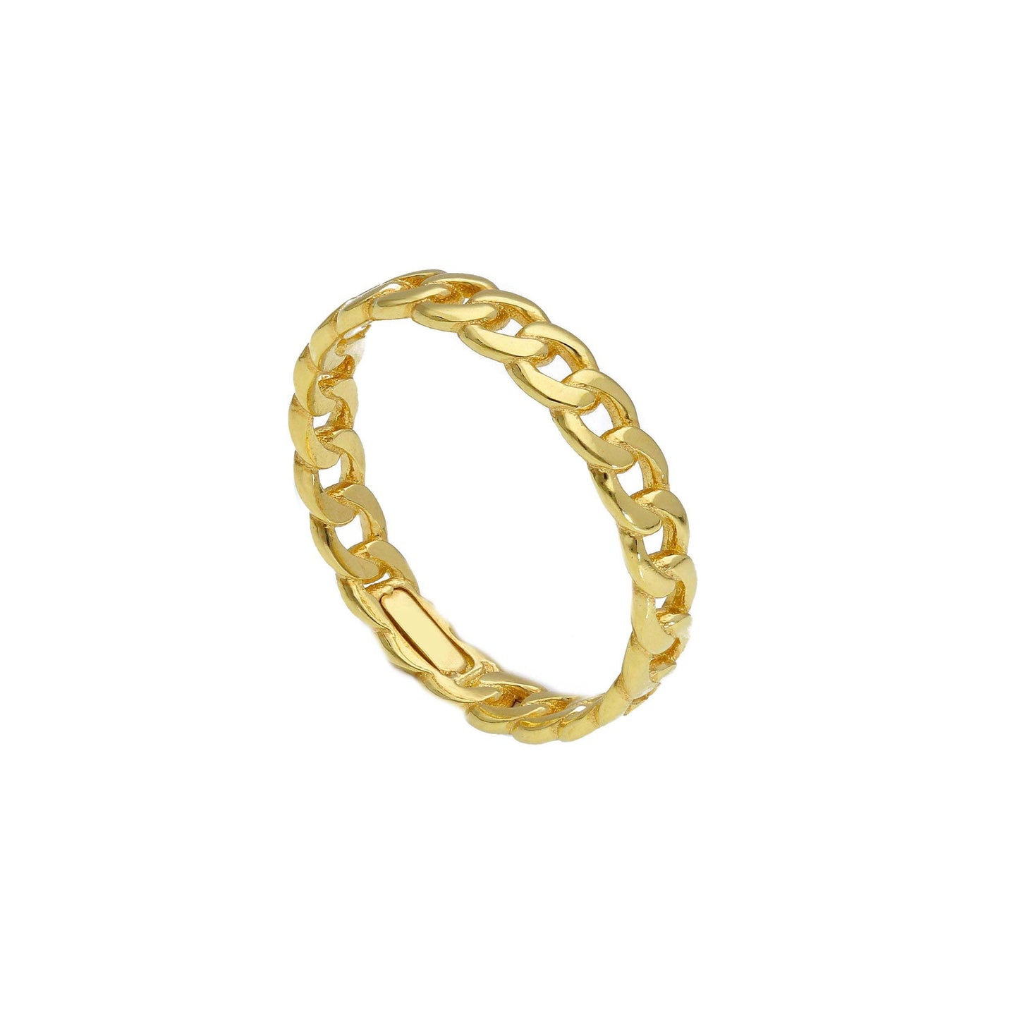 Anello Anello in oro fedina minimal maglia geometrica - Gioielli Pavan