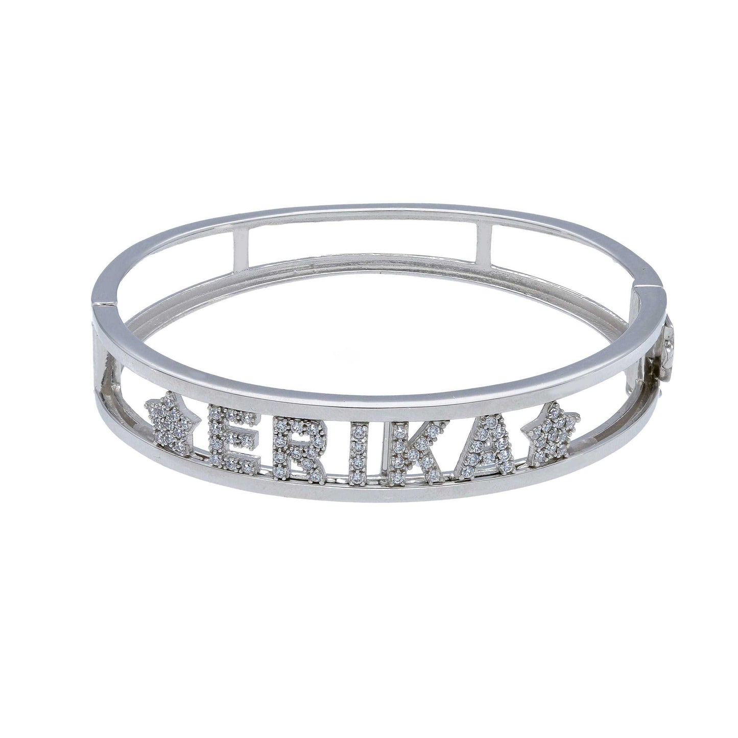 Bracciali Bracciale in argento con nome personalizzabile rigido - Articolo con varianti - Gioielli Pavan