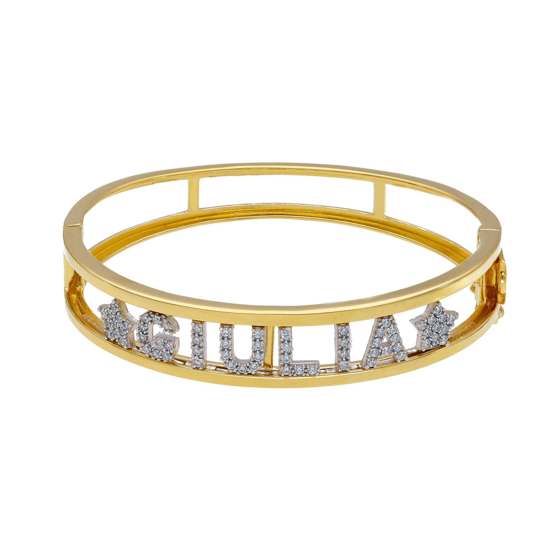 Bracciali Bracciale in argento con nome personalizzabile rigido - Articolo con varianti - Gioielli Pavan