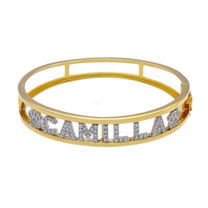Bracciali Bracciale in argento con nome personalizzabile rigido - Articolo con varianti - Gioielli Pavan