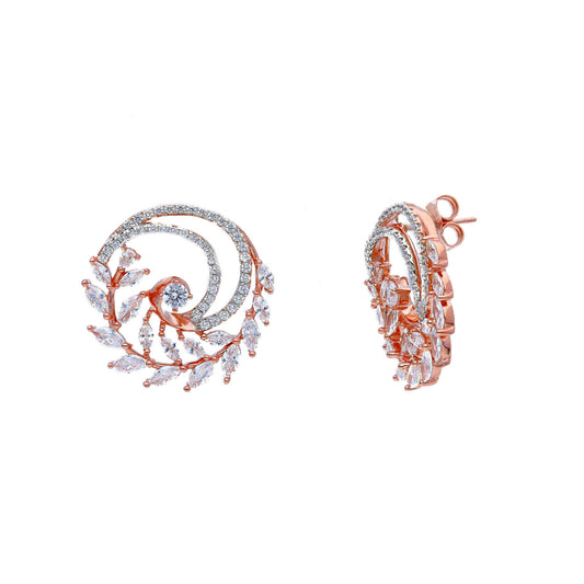 Orecchini Orecchini in argento dorato con zirconi pavé tagli misti a lobo - Gioielli Pavan