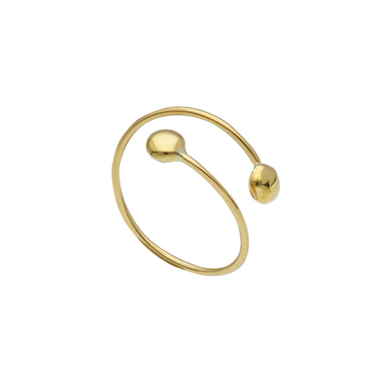 Anello Anello in oro minimal con elementi tondi - Gioielli Pavan