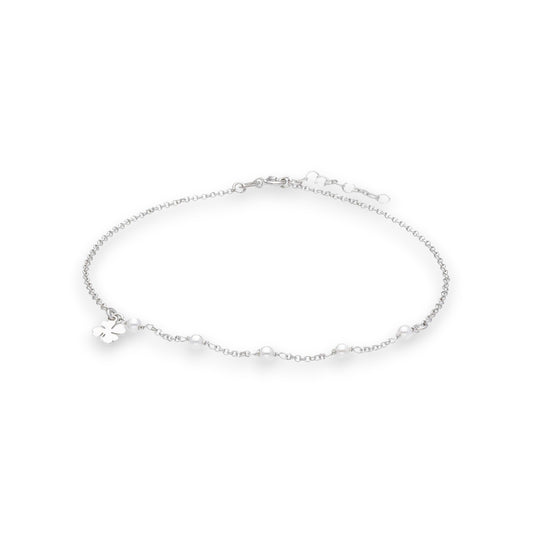 Cavigliera Cavigliera in argento con imitazione di perle - Gioielli Pavan