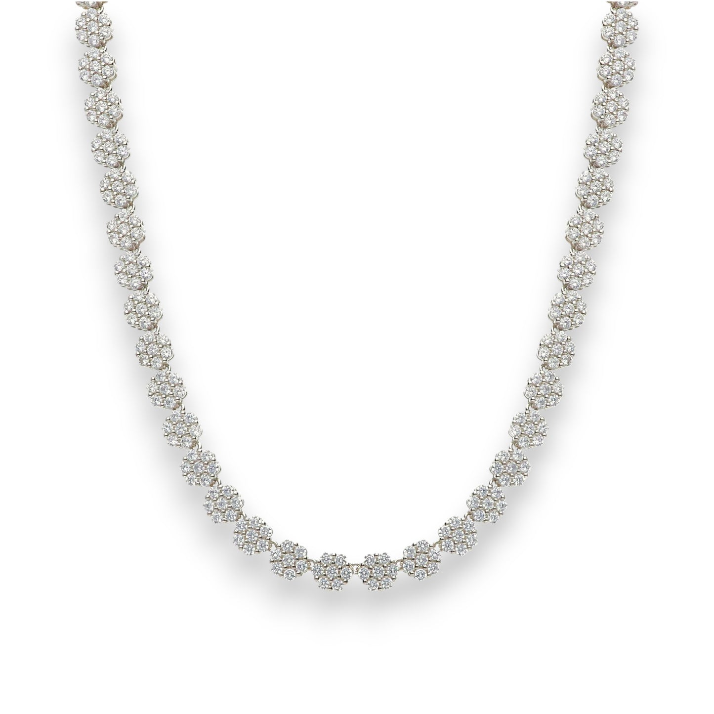 Girocollo Girocollo in argento tennis con zirconi a pavé - Articolo con varianti - Gioielli Pavan