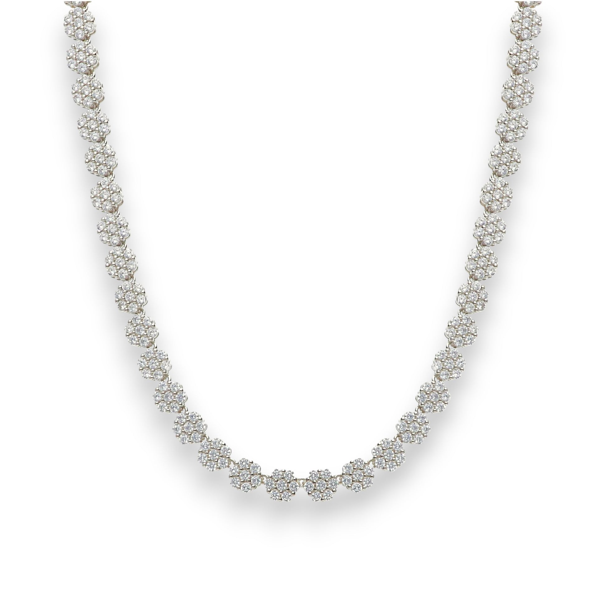 Girocollo Girocollo in argento tennis con zirconi a pavé - Articolo con varianti - Gioielli Pavan