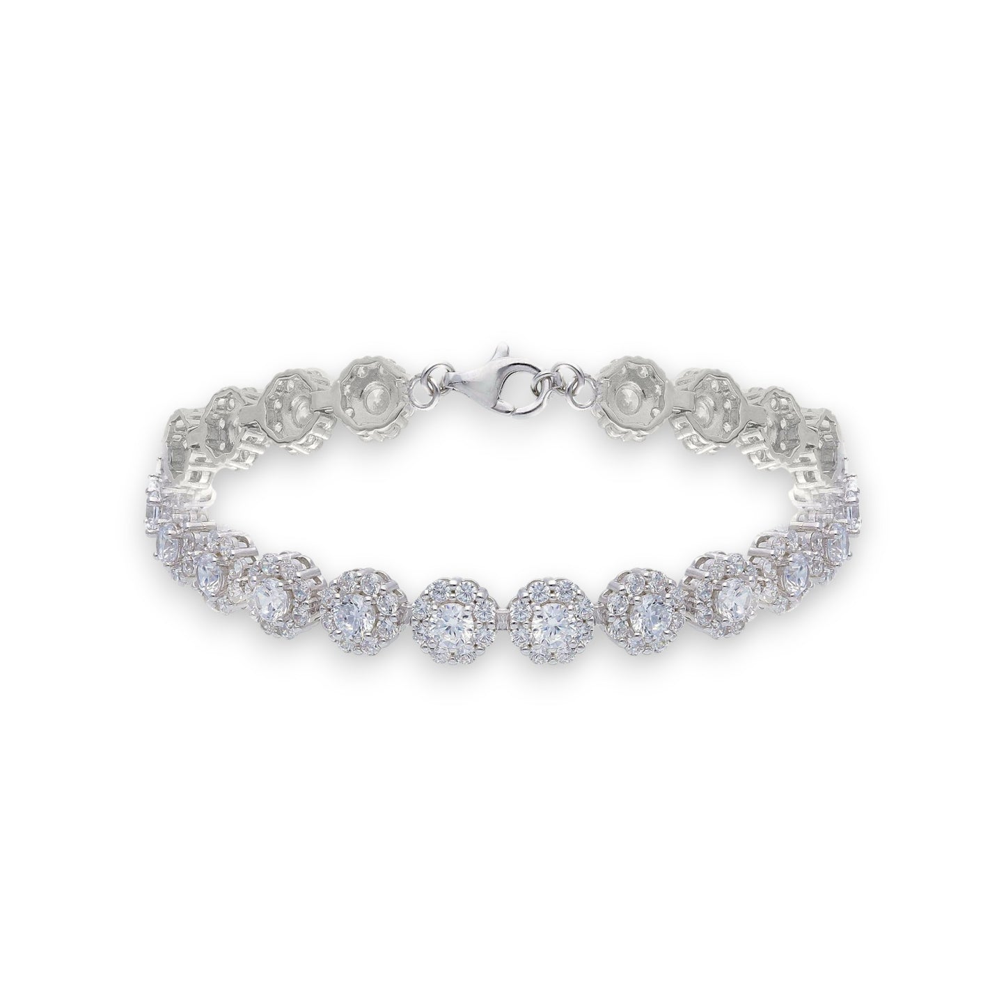 Bracciali Bracciale in argento tennis con zirconi a pavé - Articolo con varianti - Gioielli Pavan