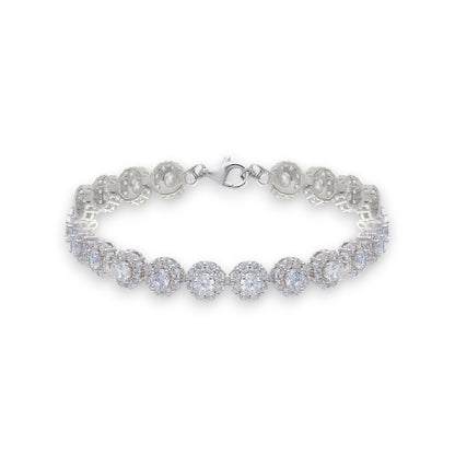 Bracciali Bracciale in argento tennis con zirconi a pavé - Articolo con varianti - Gioielli Pavan