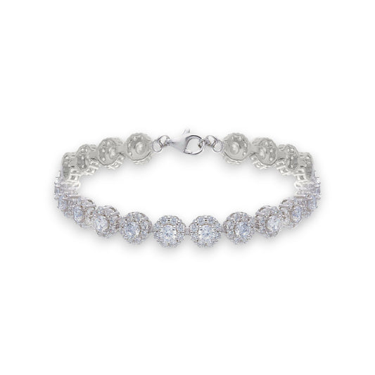 Bracciali Bracciale in argento tennis con zirconi a pavé - Articolo con varianti - Gioielli Pavan