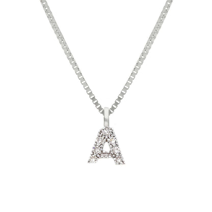 Girocollo Girocollo in oro con iniziale con diamanti - Articolo con varianti - Gioielli Pavan