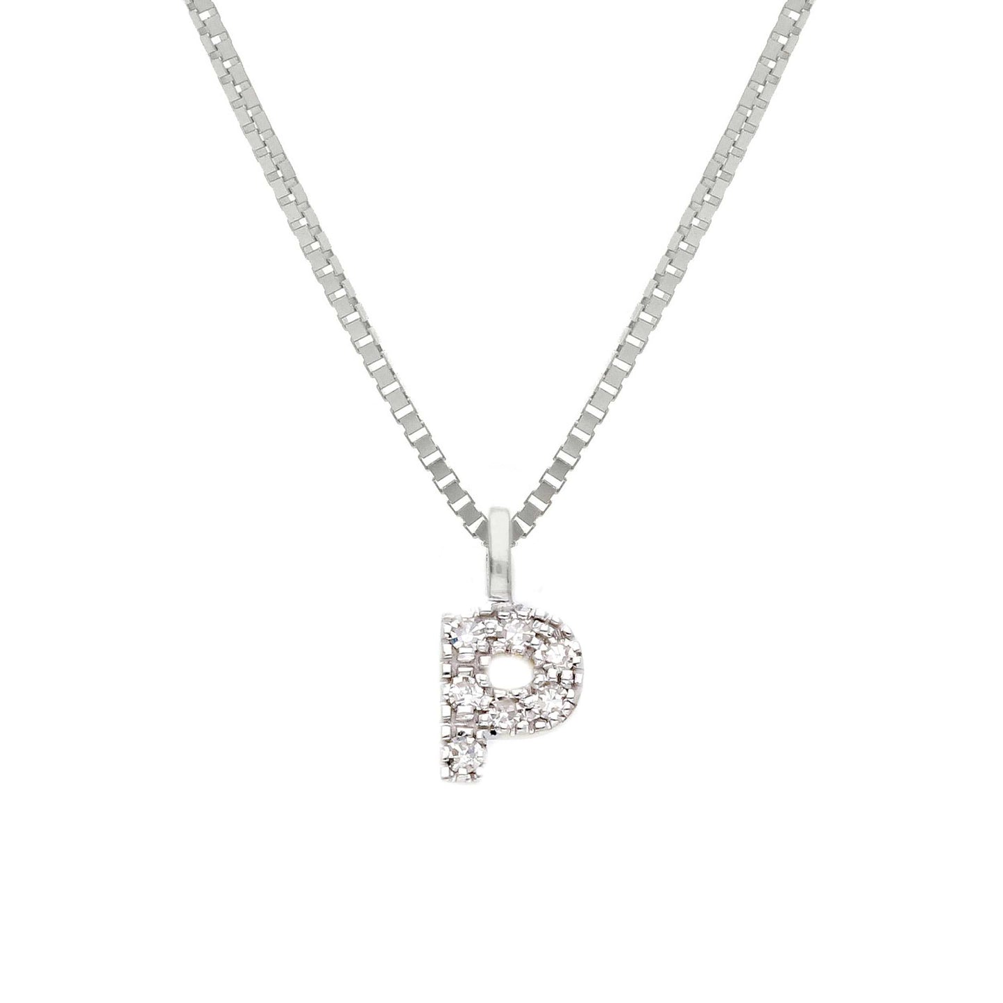 Girocollo Girocollo in oro con iniziale con diamanti - Articolo con varianti - Gioielli Pavan