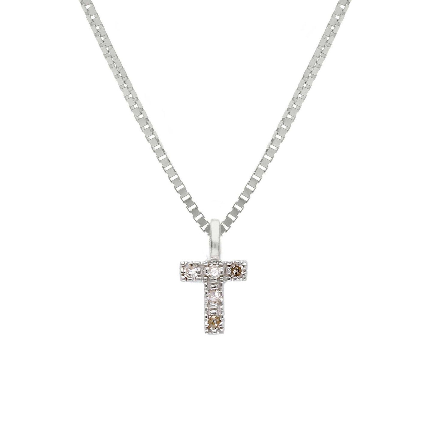 Girocollo Girocollo in oro con iniziale con diamanti - Articolo con varianti - Gioielli Pavan