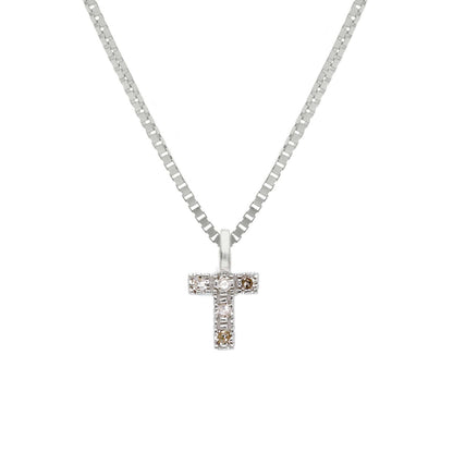 Girocollo Girocollo in oro con iniziale con diamanti - Articolo con varianti - Gioielli Pavan