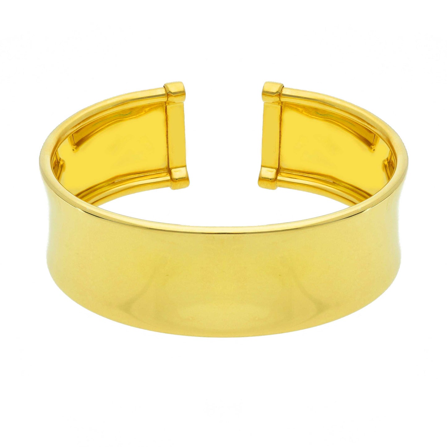 Bracciale Bracciale Schiava Rigida Liscia in Argento 925 Dorato - Gioielli Pavan