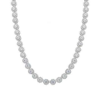 Girocollo Girocollo in argento tennis con zirconi a pavé - Articolo con varianti - Gioielli Pavan