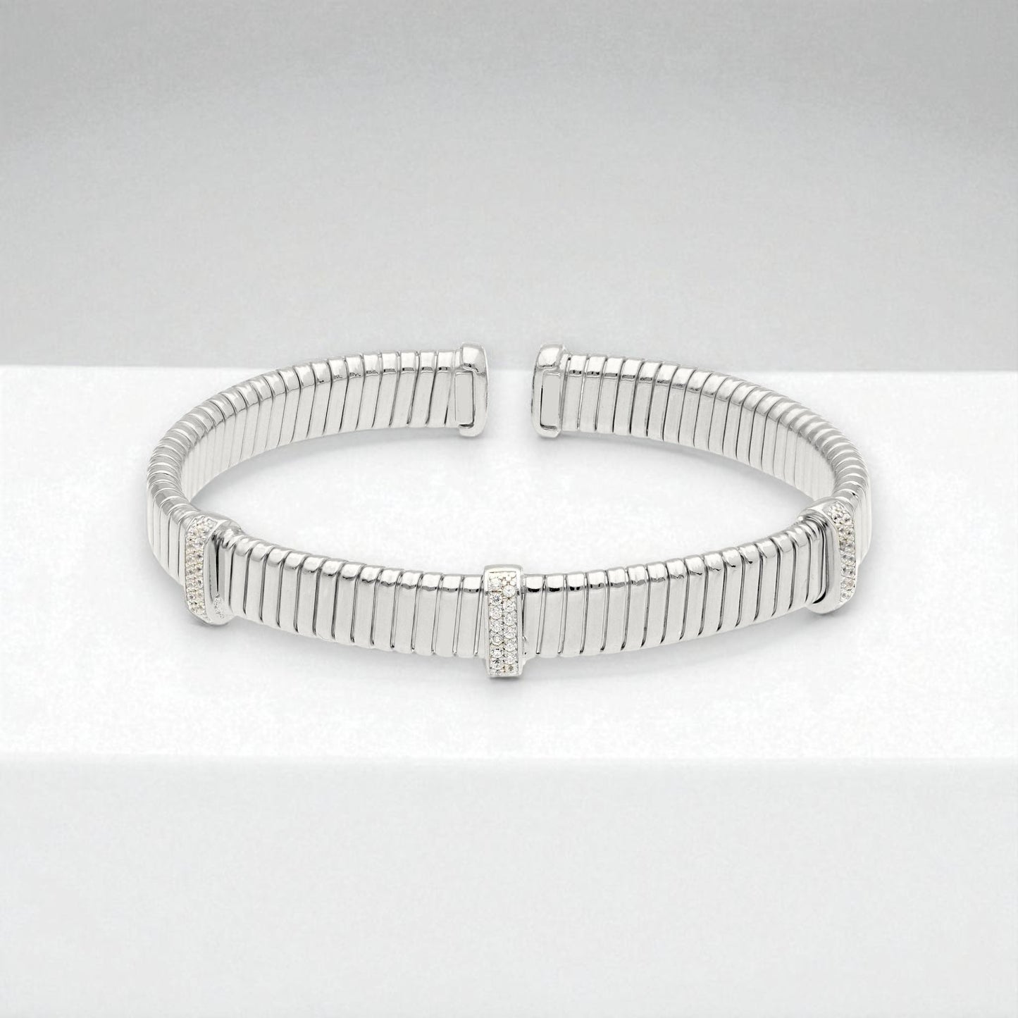 Bracciale Bracciale in argento maglia tubo gas semi rigido - Articolo con varianti - Gioielli Pavan