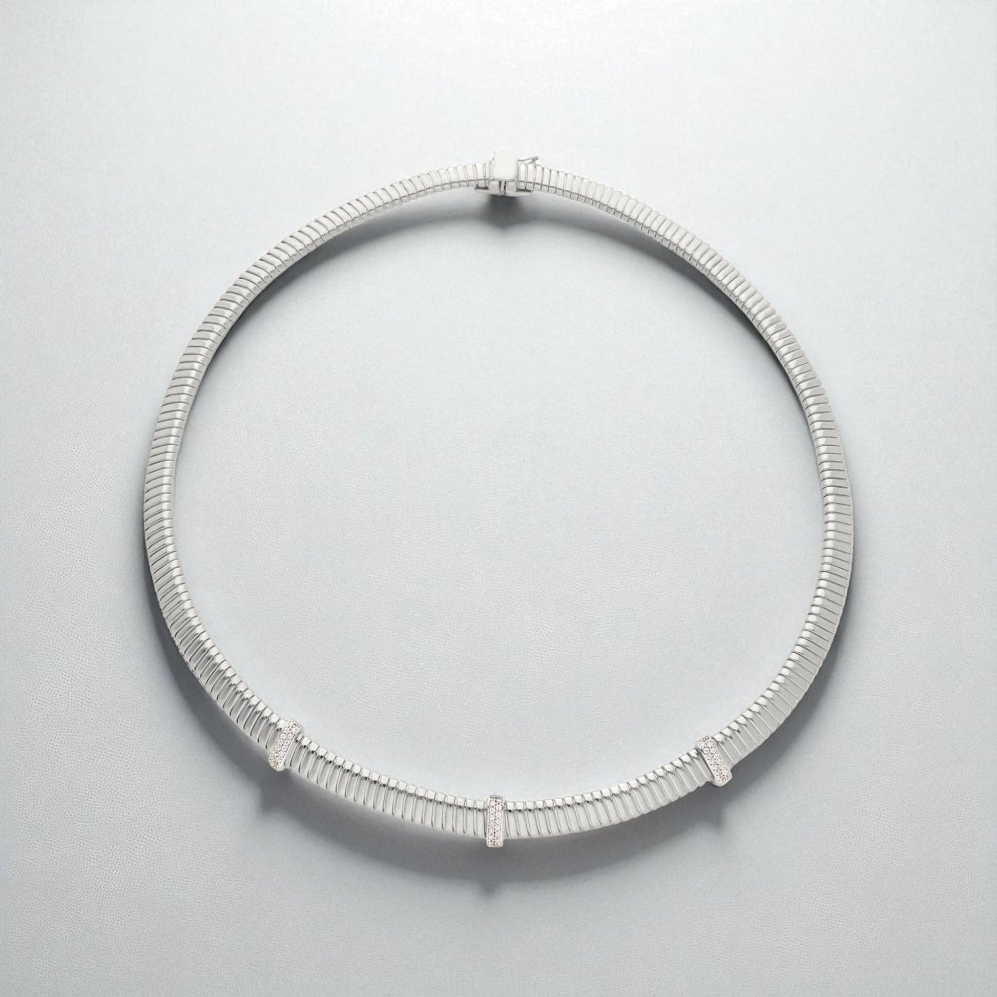 Girocollo Girocollo in argento maglia tubo gas semi rigido - Articolo con varianti - Gioielli Pavan