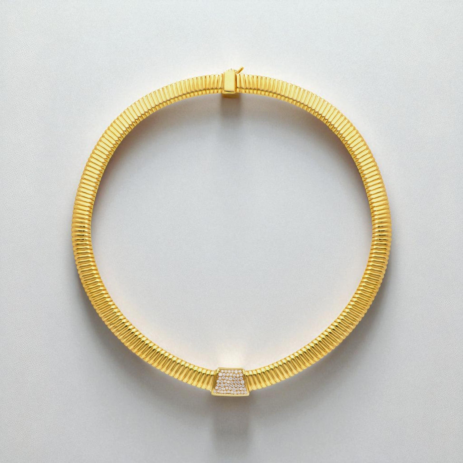 Girocollo Girocollo in argento maglia tubo gas semi rigido - Gioielli Pavan