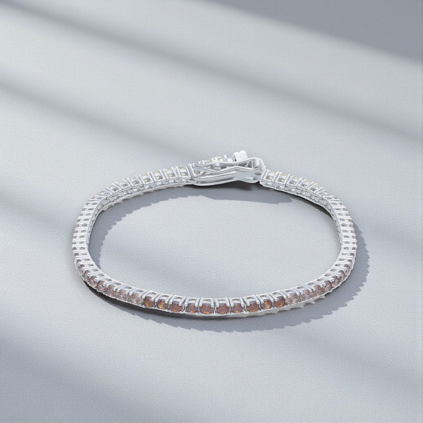Bracciale Bracciale tennis in argento con zirconi brown - Gioielli Pavan