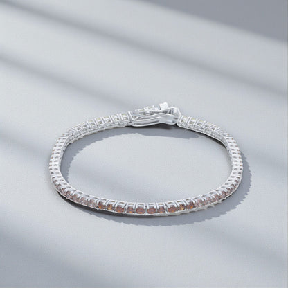 Bracciale Bracciale tennis in argento con zirconi brown - Gioielli Pavan