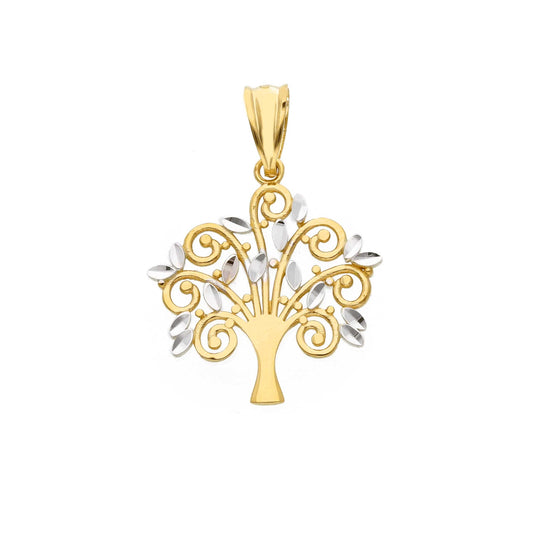 Ciondoli e pendenti Ciondolo Albero della Vita in Oro 18k Giallo o Bicolore - Gioielli Pavan