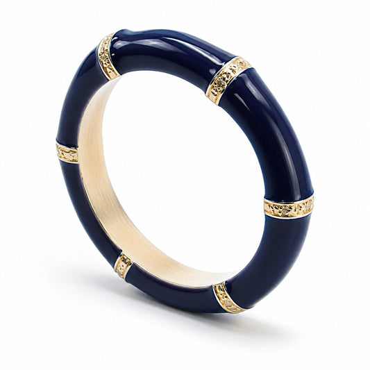 Anello Anello Argento 925 Smalto Blu e Diamanti - Gioielli Pavan