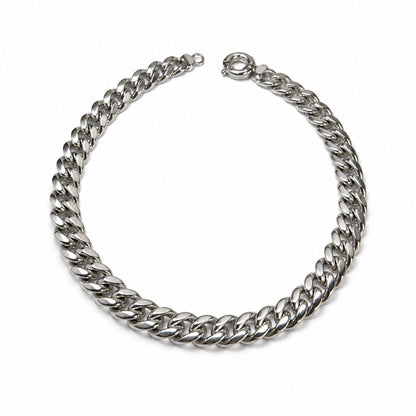 Collana-argento-925-massiccio-maglia-cubana-artigianale Gioielli Pavan Monza centro e Sovico