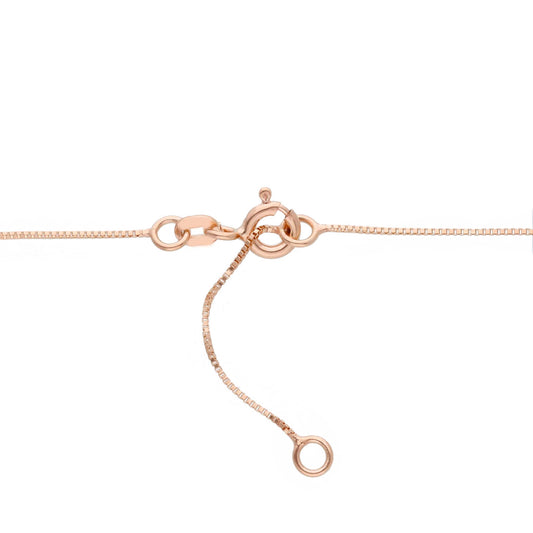 Girocollo in oro rosa 9 kt con cuore - Gioielli Pavan