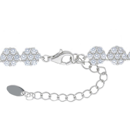 Girocollo Girocollo in argento tennis con zirconi a pavé - Articolo con varianti - Gioielli Pavan