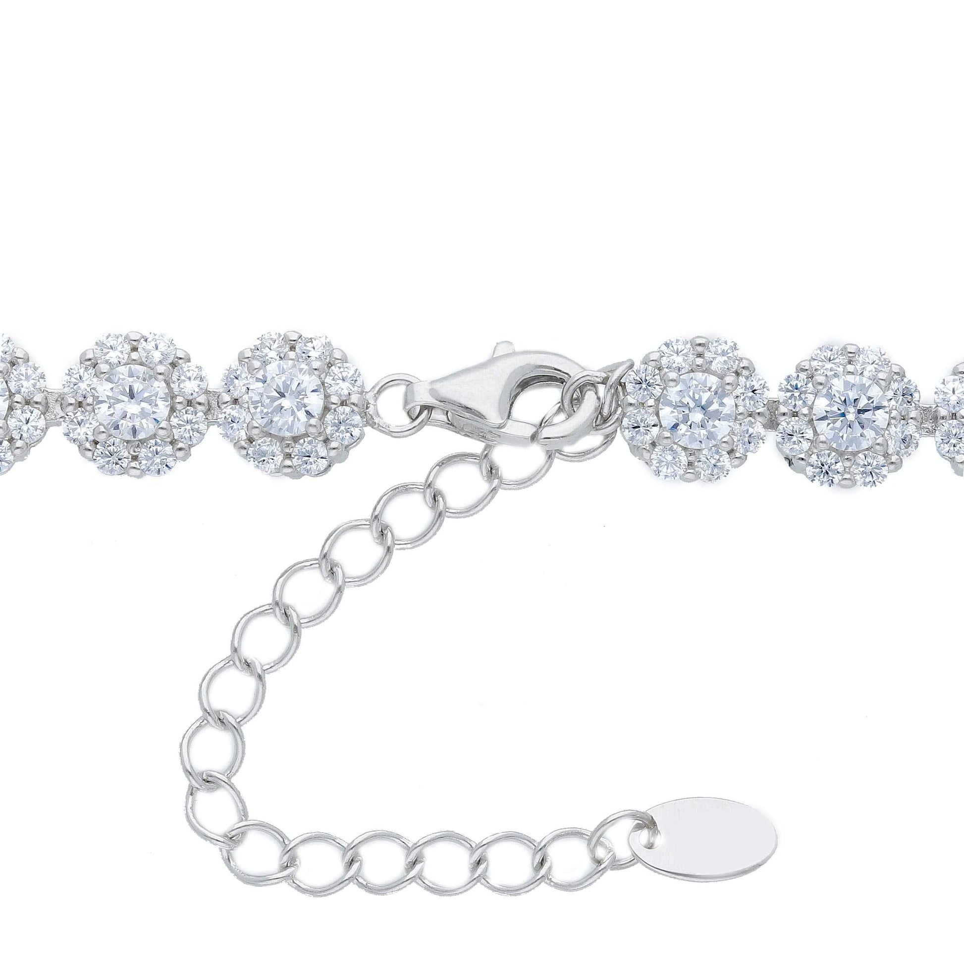 Girocollo Girocollo in argento tennis con zirconi a pavé - Articolo con varianti - Gioielli Pavan