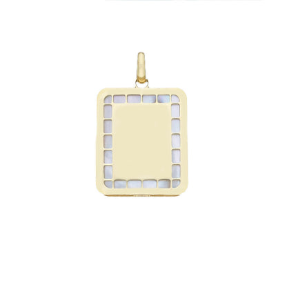 Ciondoli e pendenti Ciondolo Ancora in Oro 18kt con Onice o Madreperla - Gioielli Pavan