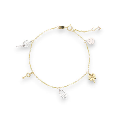 Bracciale Bracciale in oro con elementi pendenti - Gioielli Pavan