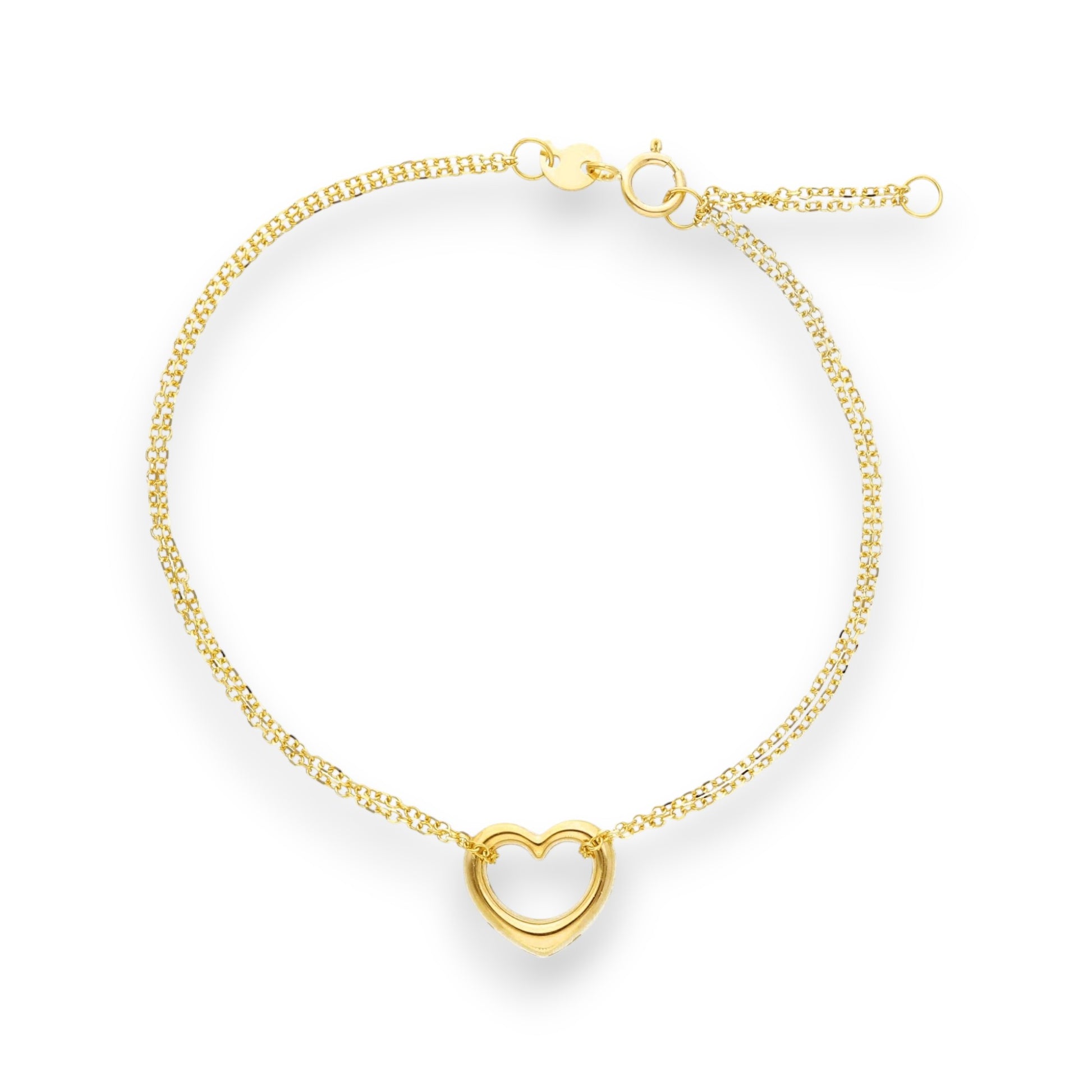 Bracciale Bracciale in oro con Cuore traforato - Gioielli Pavan