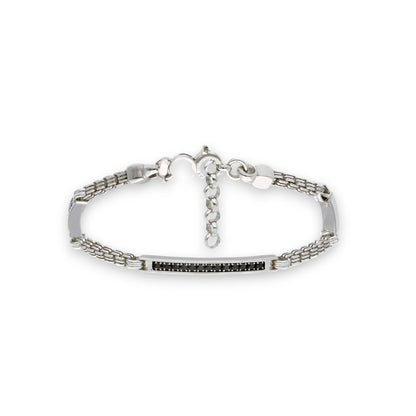 Bracciale Bracciale in argento barrette con zirconi - Gioielli Pavan