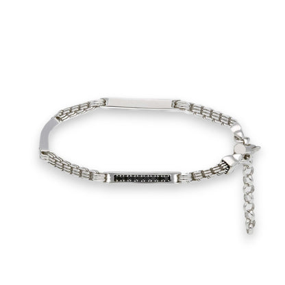 Bracciale Bracciale in argento barrette con zirconi - Gioielli Pavan