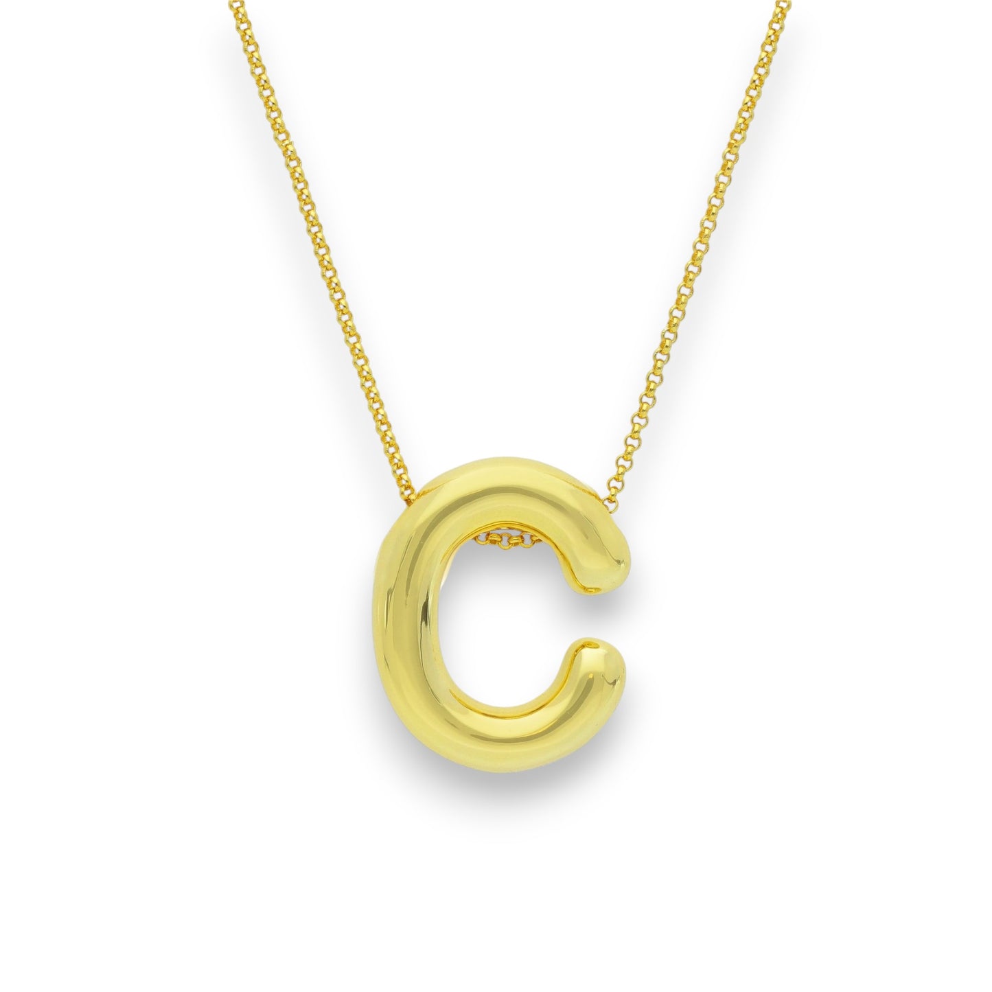 Girocollo Girocollo in argento con Iniziale dorato - Articolo con varianti - Gioielli Pavan