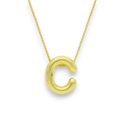 Girocollo Girocollo in argento con Iniziale dorato - Articolo con varianti - Gioielli Pavan