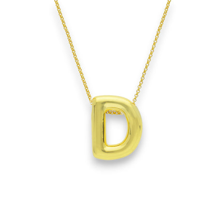 Girocollo Girocollo in argento con Iniziale dorato - Articolo con varianti - Gioielli Pavan