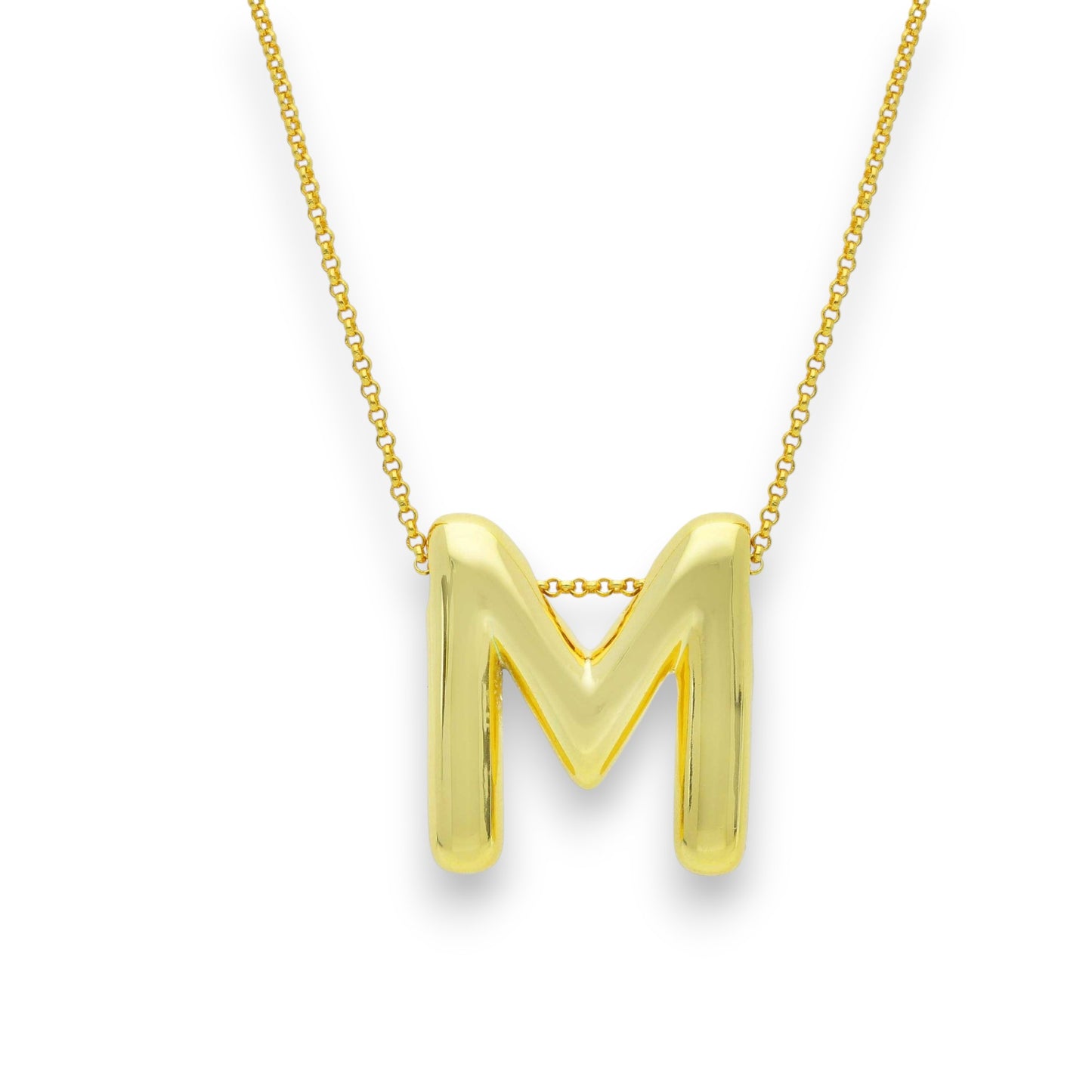 Girocollo Girocollo in argento con Iniziale dorato - Articolo con varianti - Gioielli Pavan