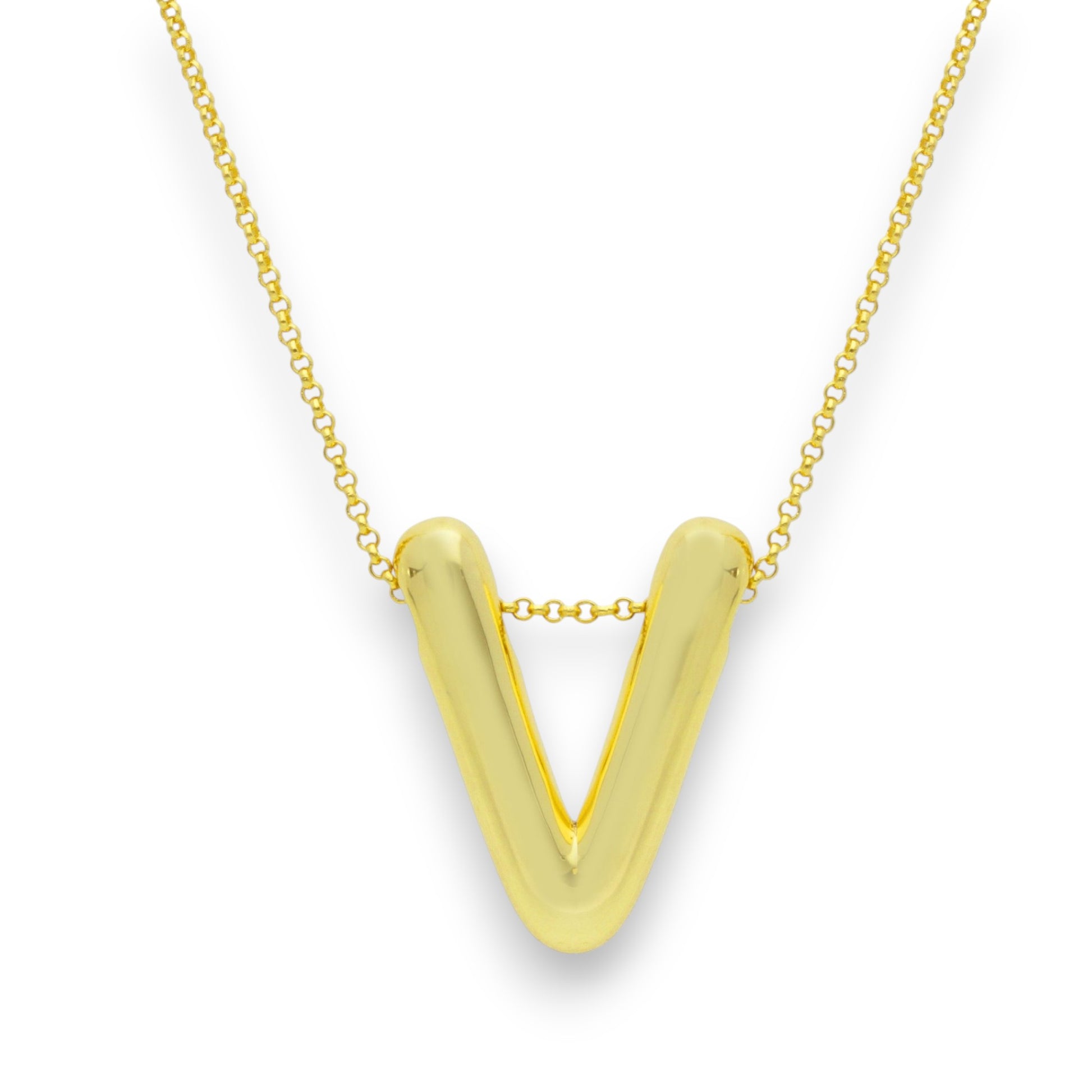 Girocollo Girocollo in argento con Iniziale dorato - Articolo con varianti - Gioielli Pavan