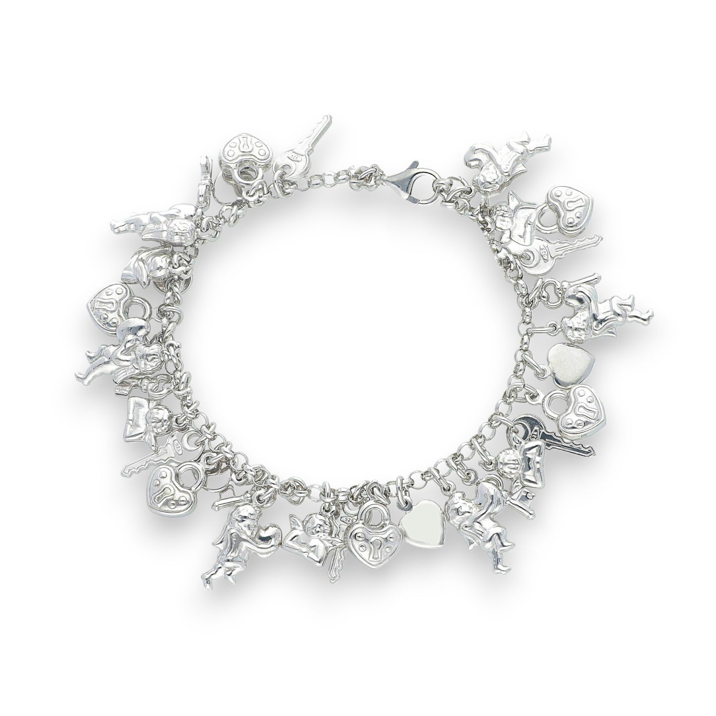 Bracciale Bracciali in argento con charms pendenti - Articolo con varianti - Gioielli Pavan