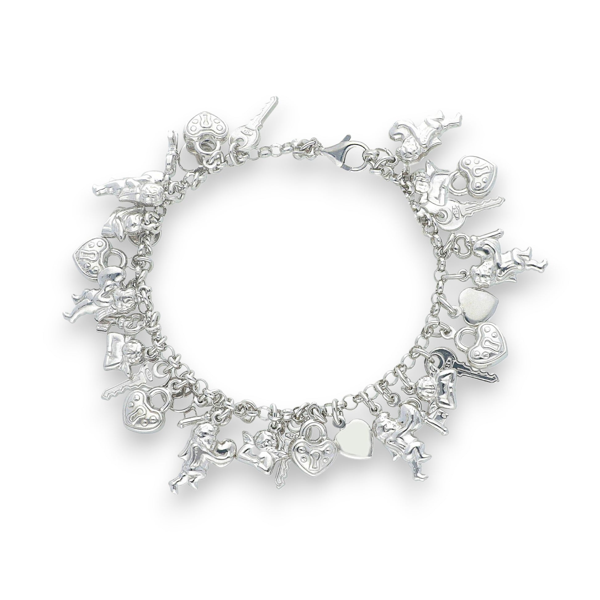 Bracciale Bracciali in argento con charms pendenti - Articolo con varianti - Gioielli Pavan
