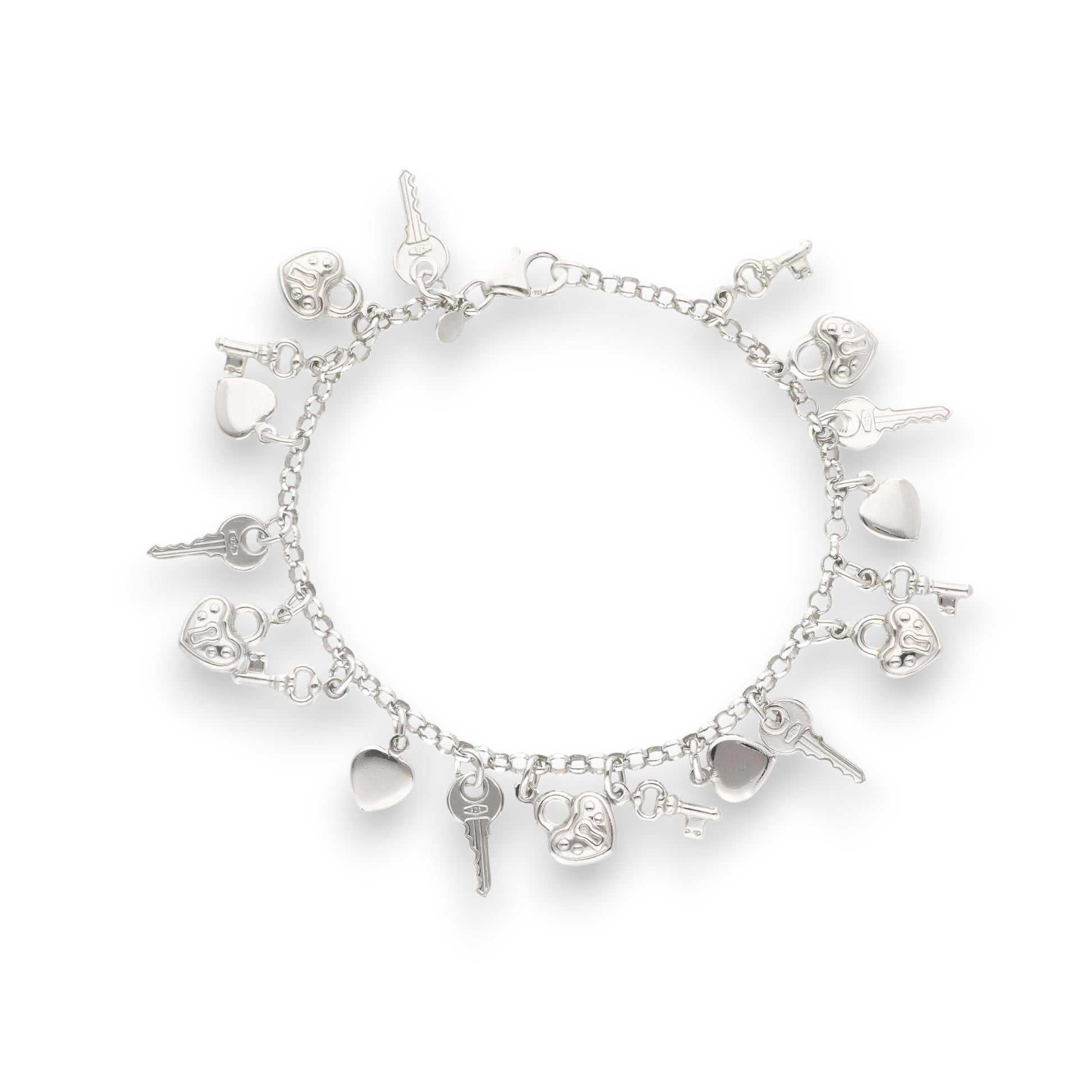 Bracciale Bracciali in argento con charms pendenti - Articolo con varianti - Gioielli Pavan