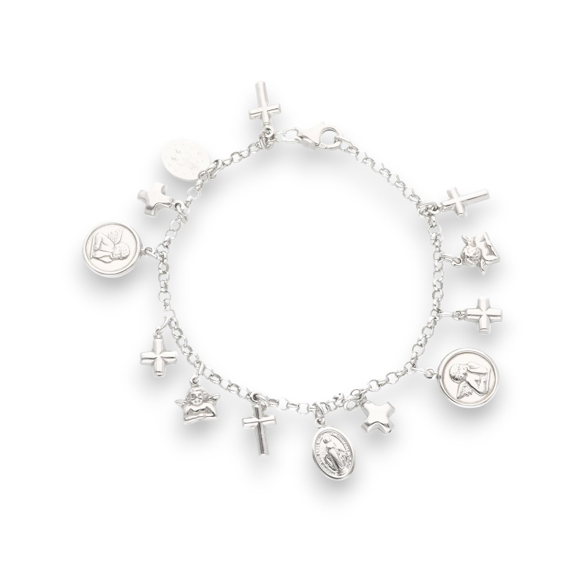 Bracciale Bracciali in argento con charms pendenti - Articolo con varianti - Gioielli Pavan