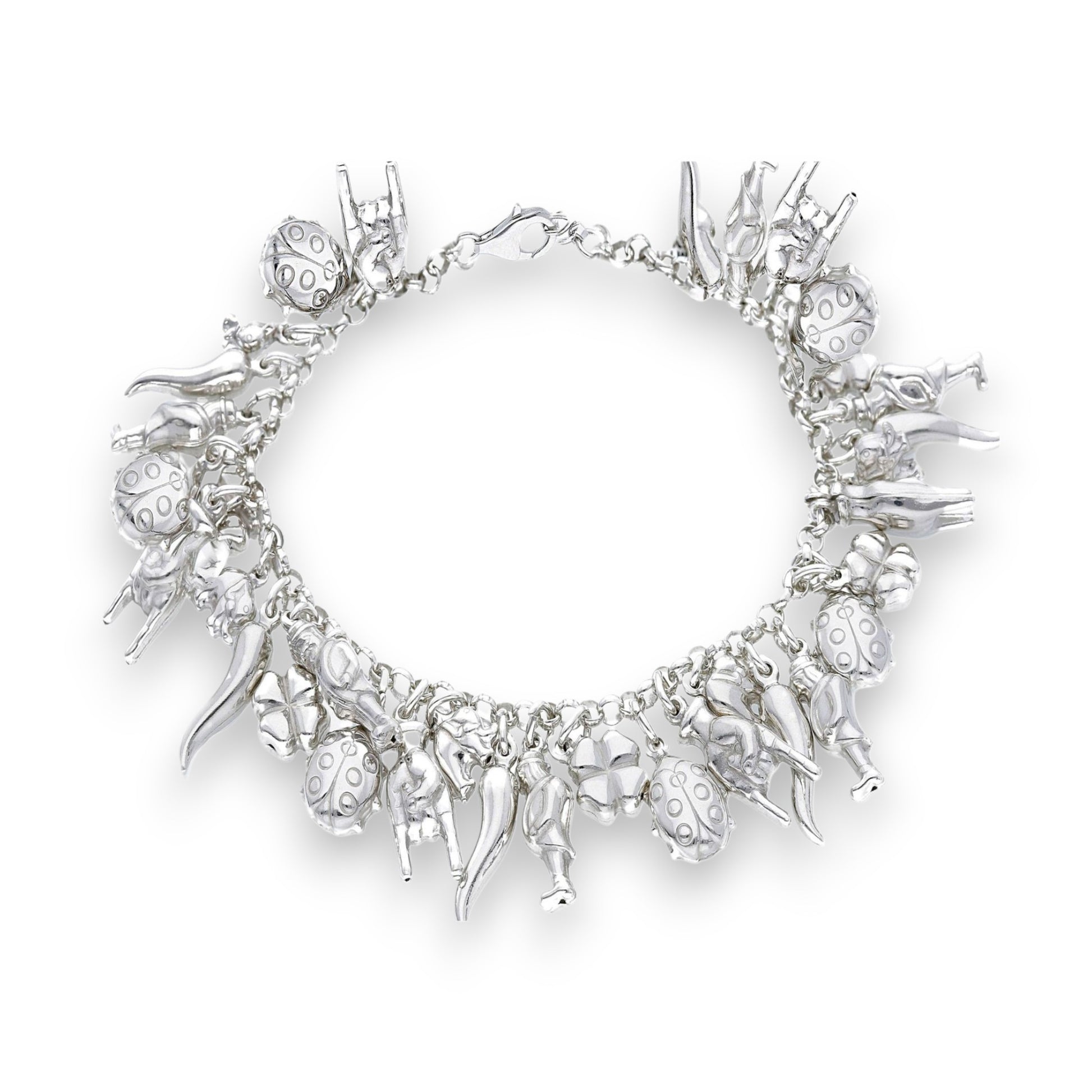 Bracciale Bracciali in argento con charms pendenti - Articolo con varianti - Gioielli Pavan