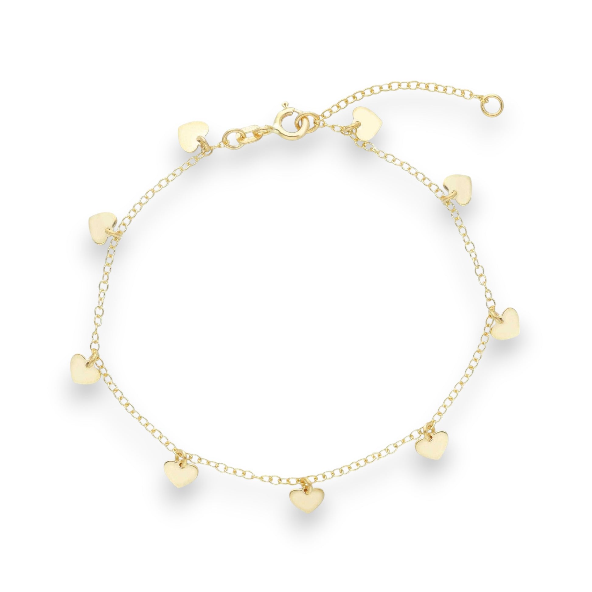 Bracciale Bracciale in oro con Cuori pendenti - Gioielli Pavan