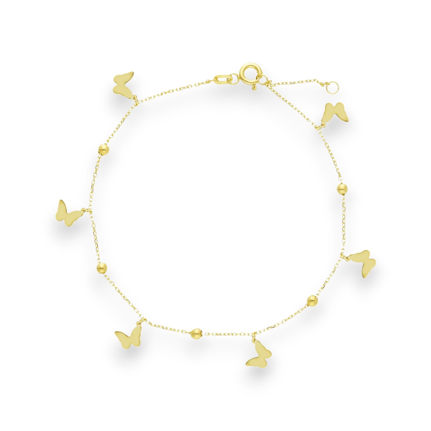 Bracciale Bracciale in oro con Farfalle pendenti - Gioielli Pavan
