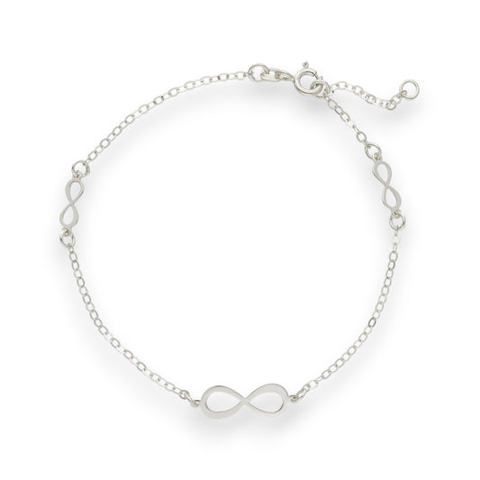 Bracciale Bracciale in oro Infinito bianco o giallo - Gioielli Pavan